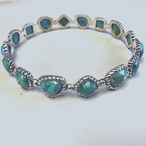 SILPADA Turquoise Pools Sterling .925 Bangle
